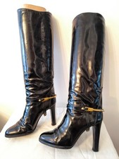 Bottes vernis noir  "Vintage