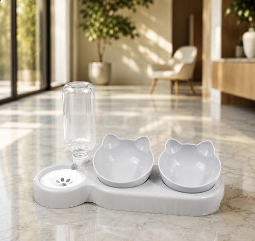 Gamelle chat avec bouteille - chat,