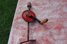 Ancienne chignole manuelle Peugeot frères art pop déco atelier  antique n°20