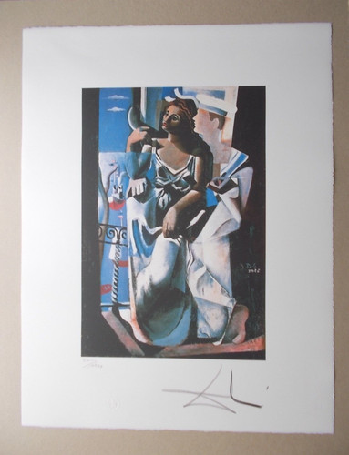 Lithographie salvador dali - lithographie,,