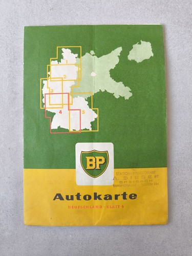 Ancienne carte routière - ancienne, bp