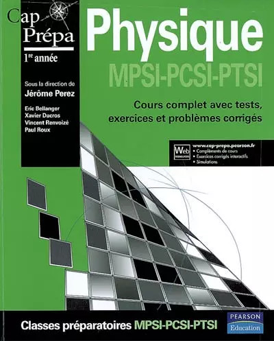 Physique mpsi pcsi ptsi - physique, mpsi-pcsi-ptsi