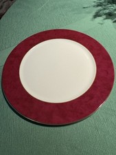 2  (16) Assiettes Haviland Bordeaux Présentation Filet  OR # Bernardaud Limoges