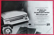 Publicité de presse: Photocopieur  051 de 3M & Téléviseur BARCO Electronic