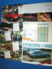C.4277 / CITROEN  GSA  /  dépliant berline et break  juin 1981