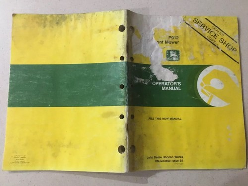 John deere operators manual - john,