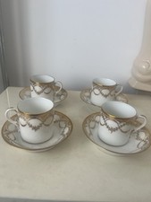 4 Tasses Litron  En Porcelaine