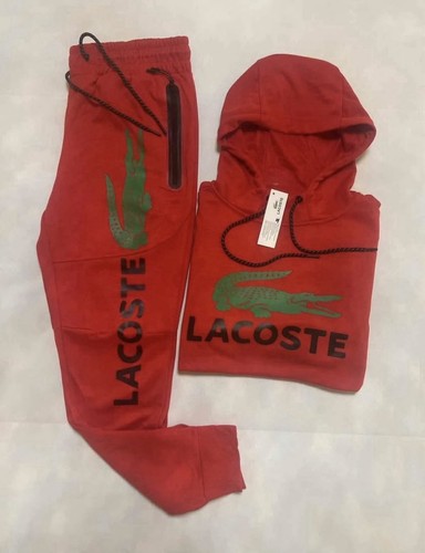 Lacoste unisex 2pc fleece - lacoste, logo