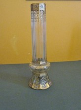 Vase en cristal décors de