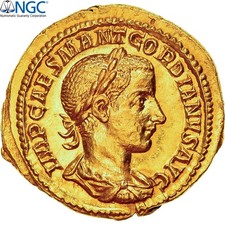 Gordien III, Aureus, 238-239, Rome, Or, NGC, MS 5/5-3/5, RIC:11