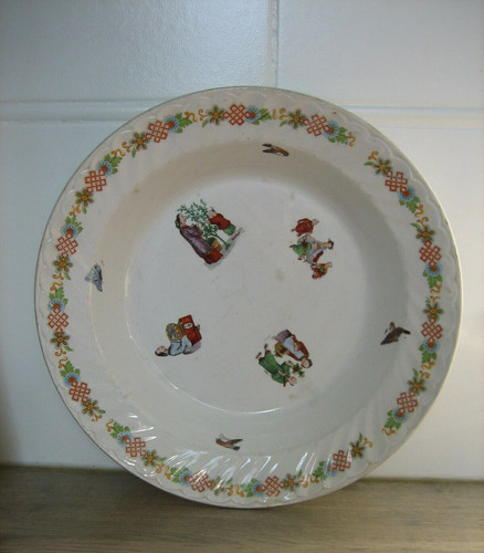 Ancien plat rond - ancien,