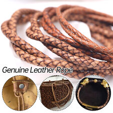 2M Vache Cuir Corde Tressé