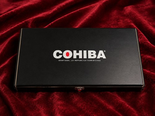 Empty cohiba gigante - empty, wooden