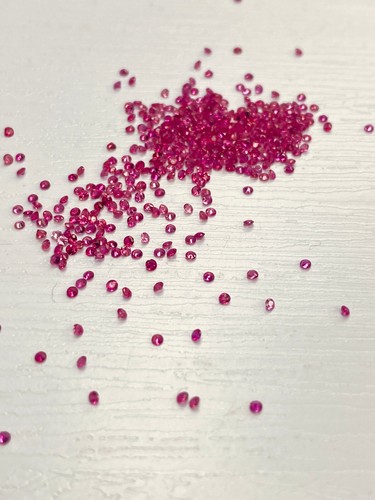 Rubis facettes diamant rond - facettes,