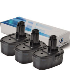 Lot de 3 batteries pour DEWALT DC411KA 18V 3000mAh - St? Fran?aise -