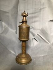 RARE ancienne  LAMPE PIGEON haute sur pied cuivre jaune