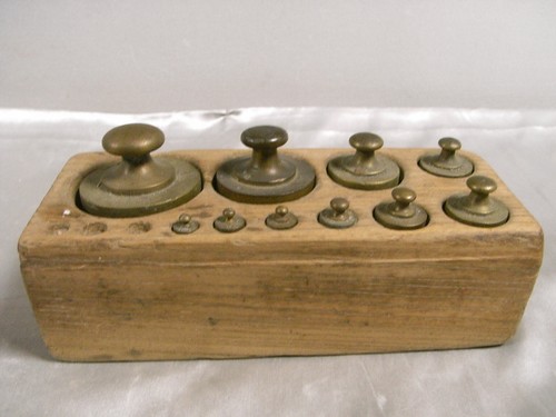 Ancien 10 poids - poids, de