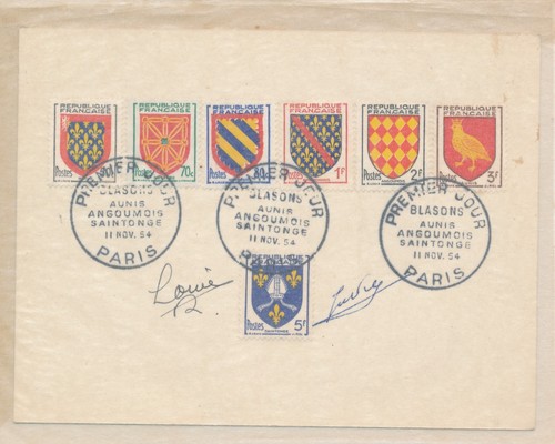 France 1954 série - blasons, n°