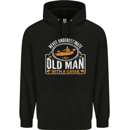 Old man with kayak - old,