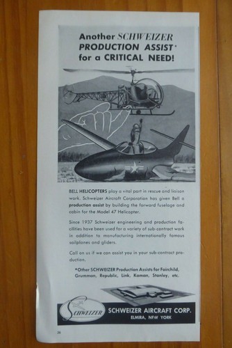 1953 pub schweizer aircraft - schweizer,