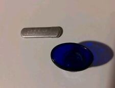 Ancien rince oeil en verre bleu cobalt OPTREX Et Boite ASPIRINE