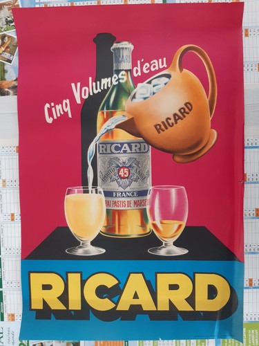 Ricard ancienne affiche - ancienne,
