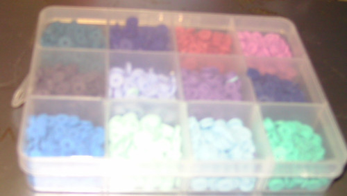Perles heishi 6mm pate - perles,