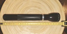 Originale Usa Genuine Lampe Torche 32cm Pompier vintage MAGLITE noir alluminium 