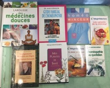 Zen, medecine douce, homéopathie, Santé minceur, les livres à Mamy lot de 8