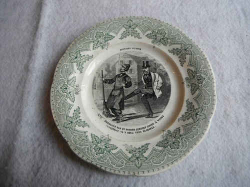 Ancienne assiette creil - ancienne,