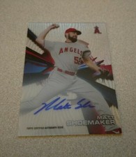 2015 Topps High Tek Autograph #HT-MSR Matt Shoemaker Los Angeles Angels 