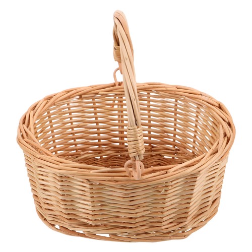 Panier fille fleur osier - panier, en