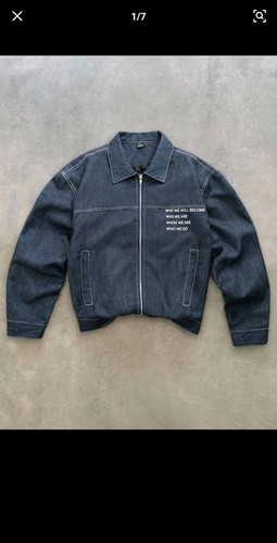 Veste jean bleu - veste, brut