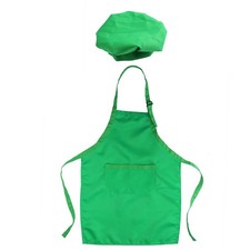  2pcs enfants chef ensemble complet enfants cuisine cadeau coffret avec capuchon