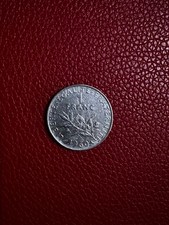 Pièce de monnaie 1 Franc semeuse 1960 République Française