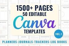 50 Editable Canva Planners