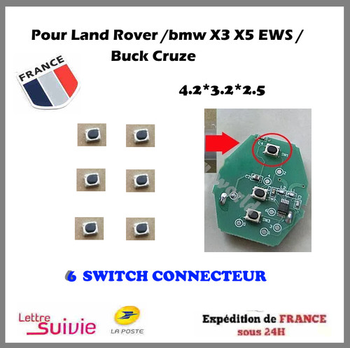 Interrupteur switch bouton - 6,