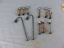 Lot  de 11 lampadaires Ho 1/87