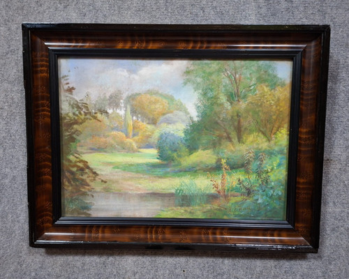Paysage animé pastel sur - paysage, –