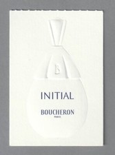Carte publicitaire - advertising card  -  Initial de Boucheron recto verso