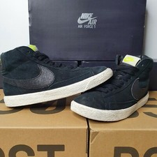Basket sneackers 37.5 Nike Blazer noire pailletée 2013 Vintage TBE