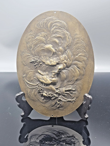 Xixe bronze plaque aux - -,
