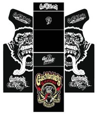 Stickers Borne Arcade (Mame ou Euro ou Personnalisé) - Gas Monkey