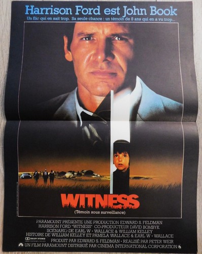 Witness affiche originale - affiche,