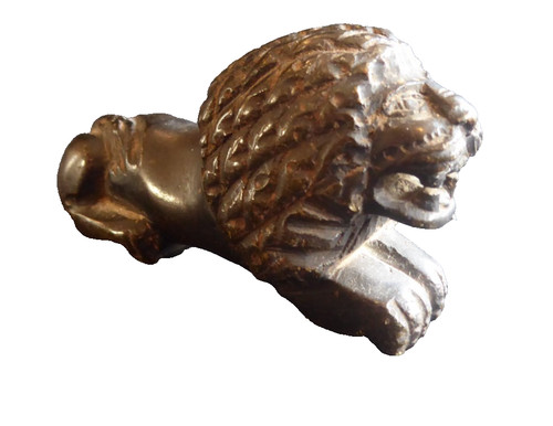 Lion sculpté pierre - lion,