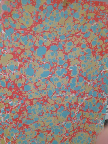 Papier marbré cuve de - papier,