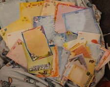 GROS LOT DIDDL VINTAGE FEUILLES PAPIER A LETTRE