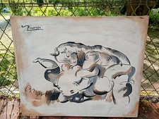Tableau HST signé Picasso
