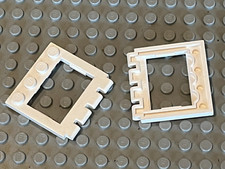 2 x LEGO White Hinge Car Roof
