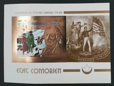 COMORES Independence of the United States of America  OR NEUF** MNH C48a